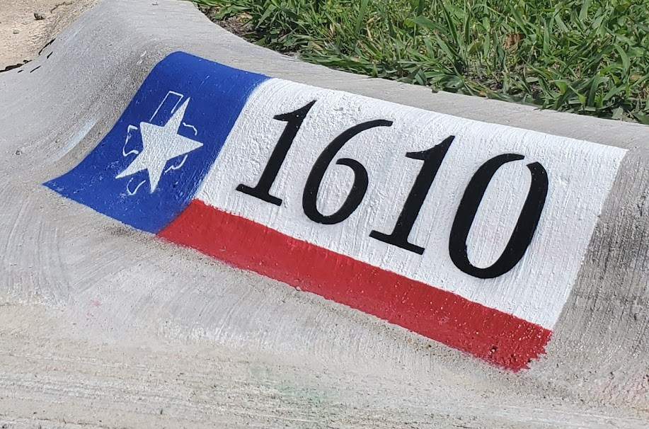 Arizona curb stencil outline